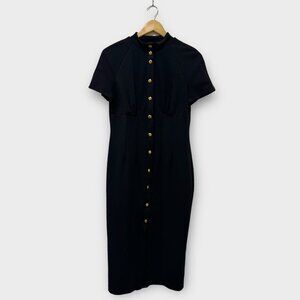 ASOS Black Button-Down Dress